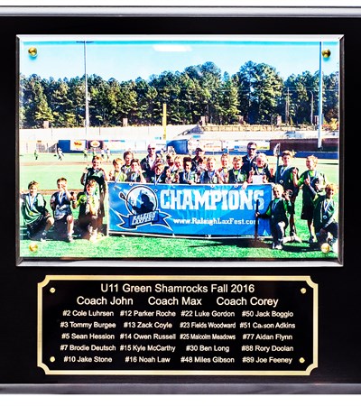 12x15 Full Color Photo Lacrosse Plaque